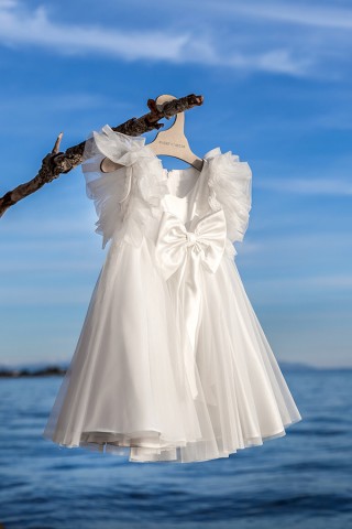 Βαπτιστικό φόρεμα Ντάλια off white