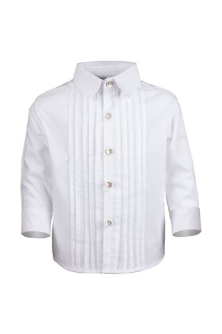 Βαπτιστικό πουκάμισο oxford βαμβακερό με νερβίρ 